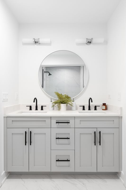 Floating Vanity with Integrated Lighting